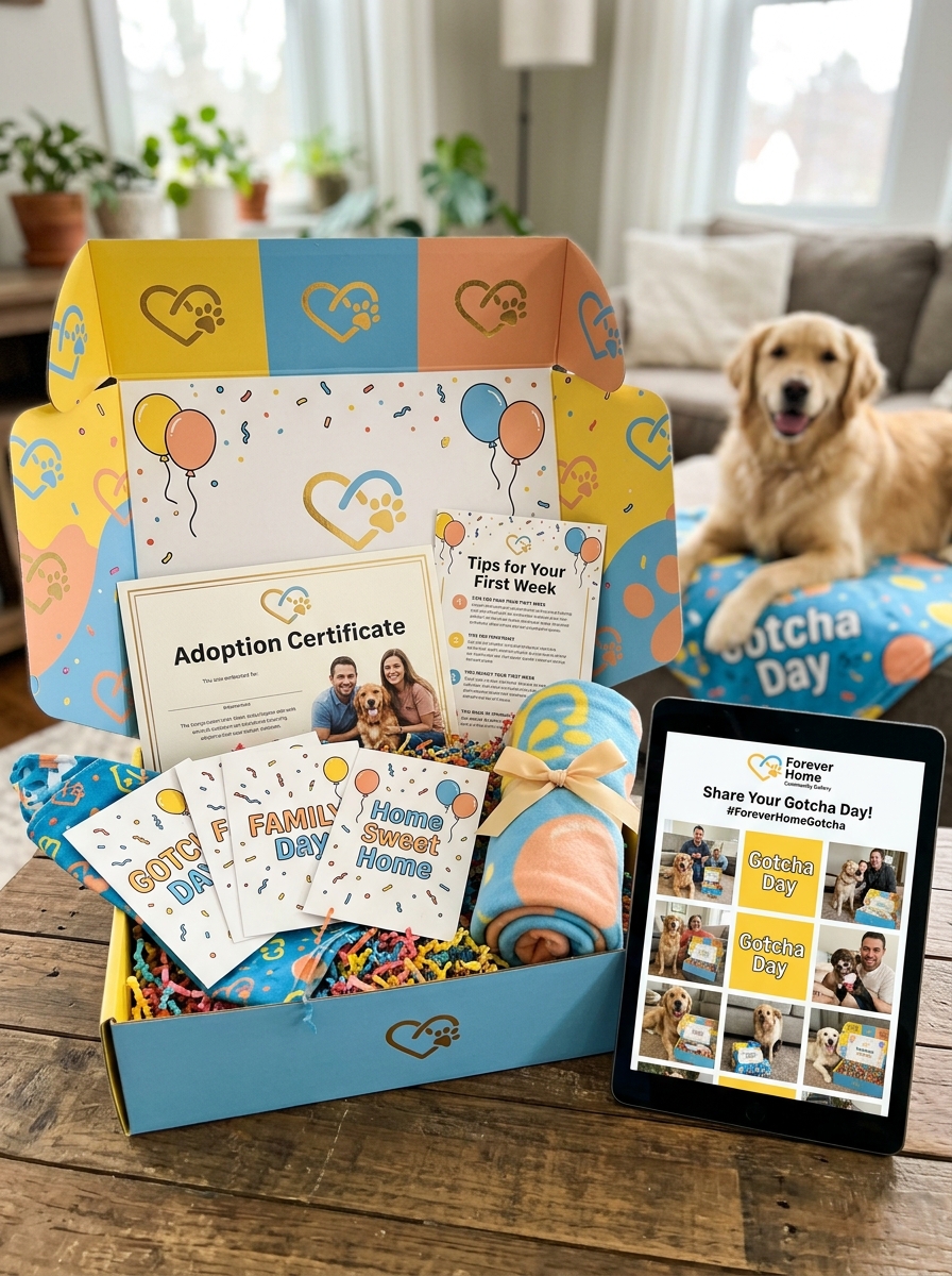 Mastering Adoption Day Packaging Design: Visual Concepts and Aesthetic Essentials Image