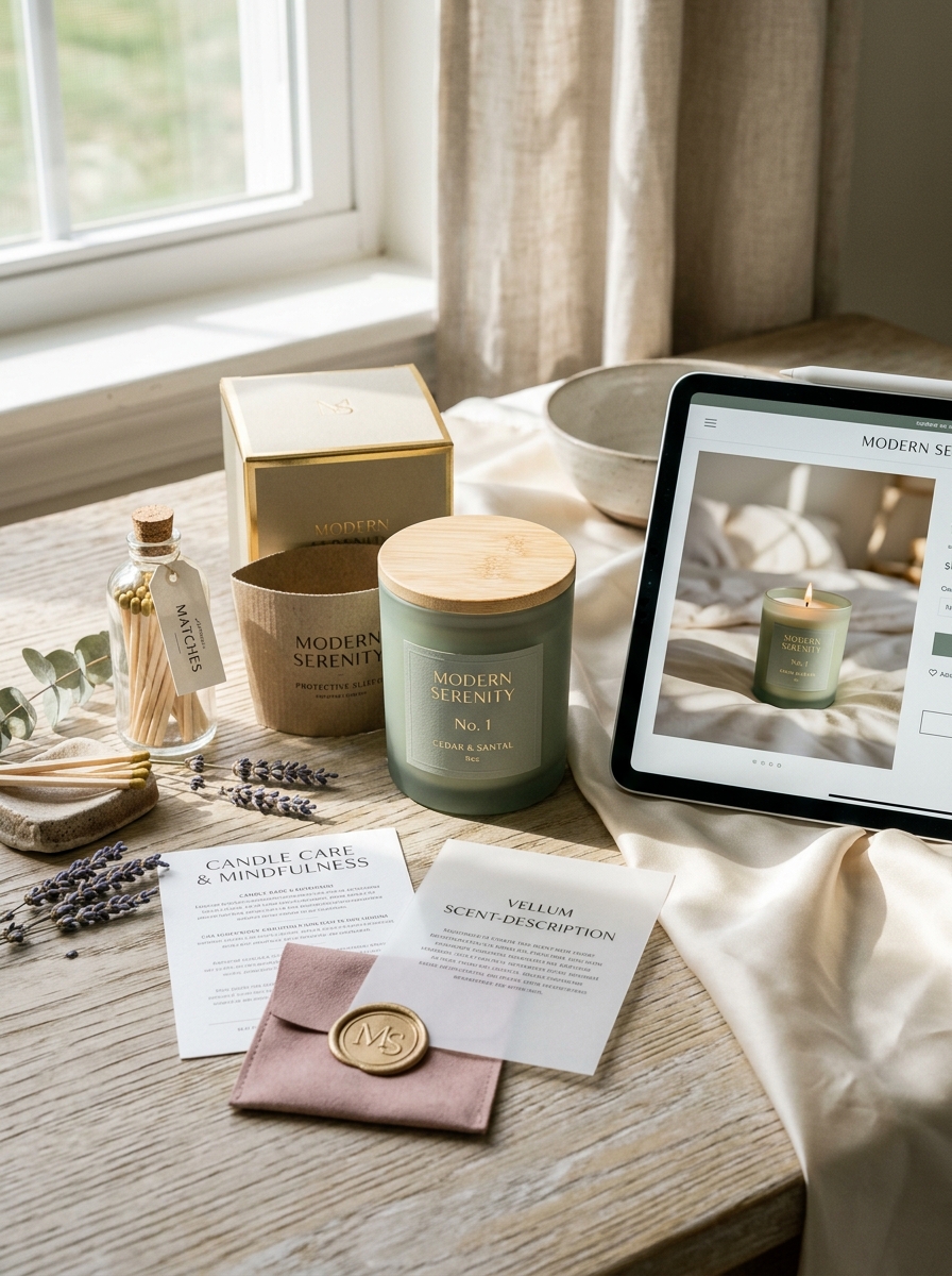 Aromatherapy Candle Packaging Design: Key Concepts for Visual Identity and Brand Aesthetics Image