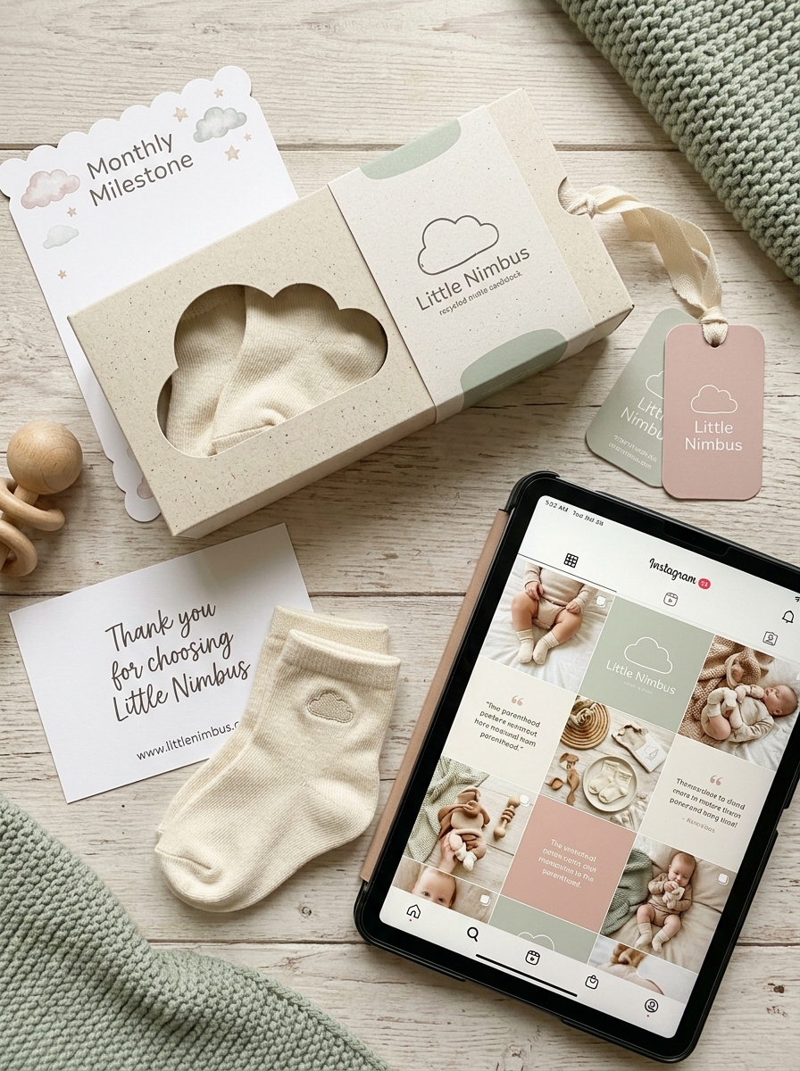 Essential Principles of Baby Socks Packaging Design and Visual Aesthetics Image