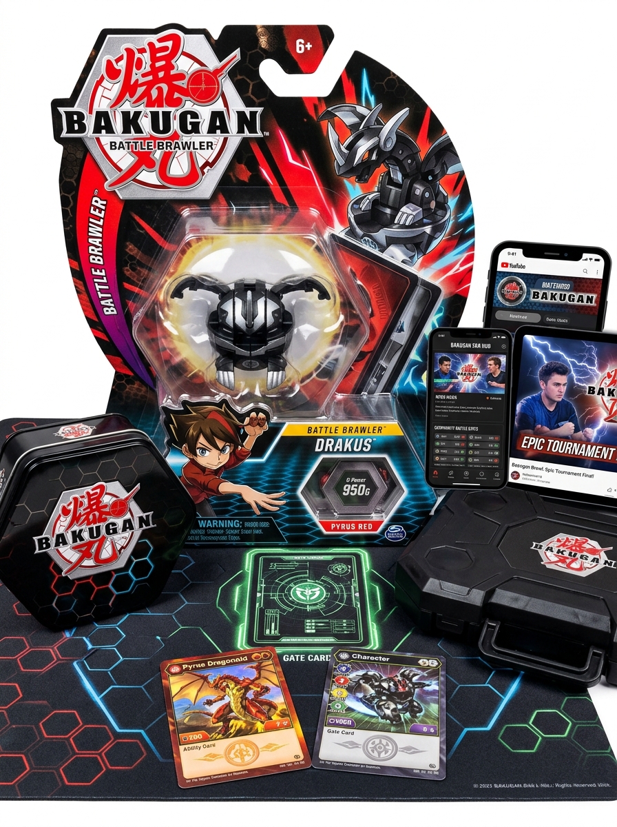 Bakugan Battle Brawlers Packaging Design: Essential Aesthetics and Conceptual Elements Image