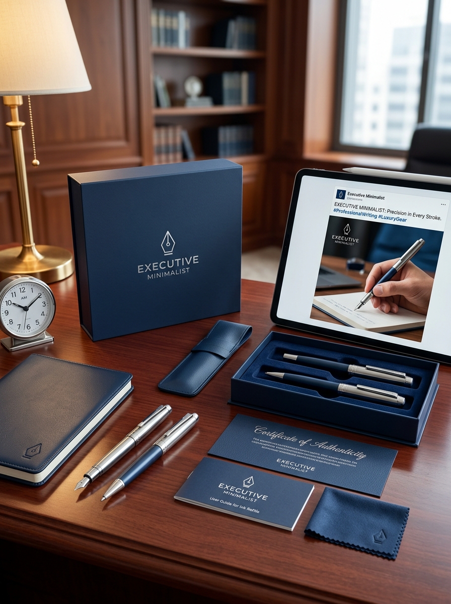 Optimizing Ballpoint Pen Packaging Design: Aesthetic Principles and Visual Concepts Image