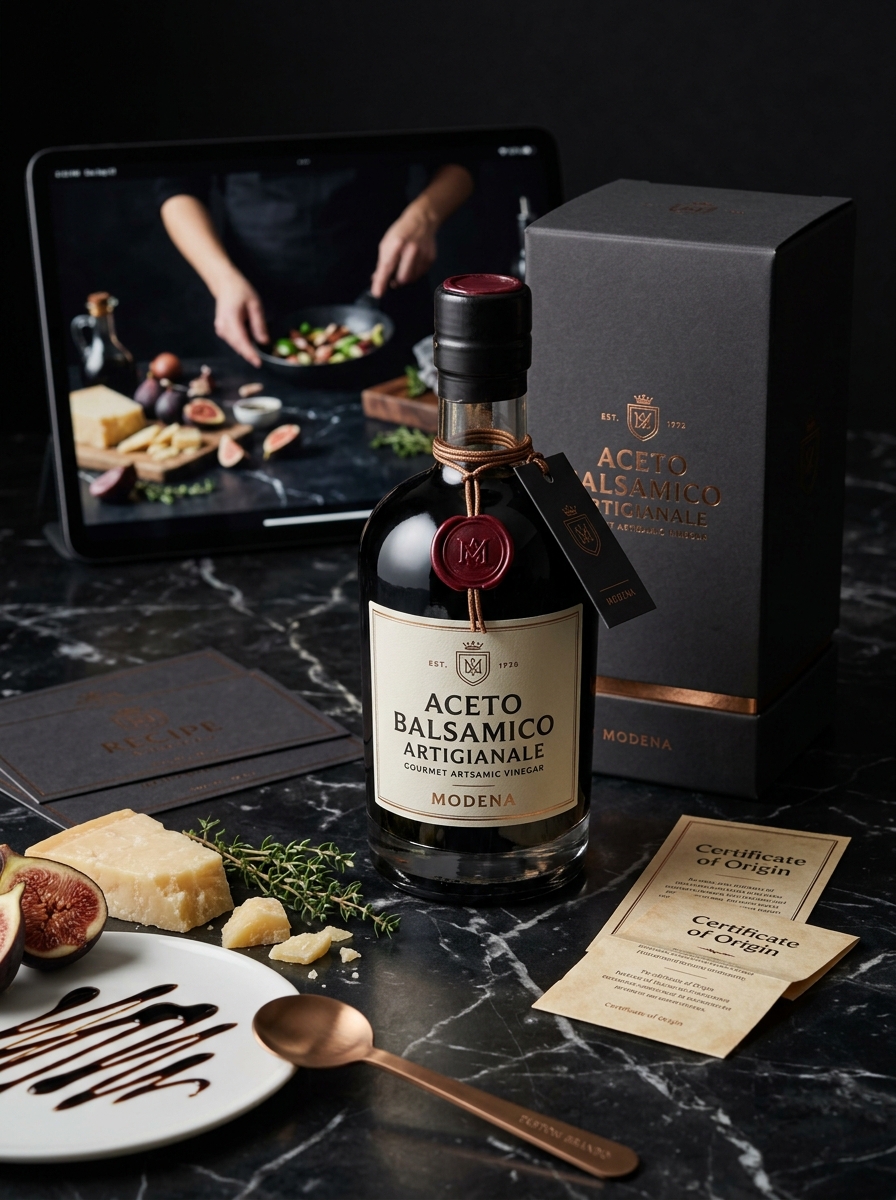 Balsamic Glaze Packaging Design: Mastering Brand Identity and Gourmet Aesthetics Image
