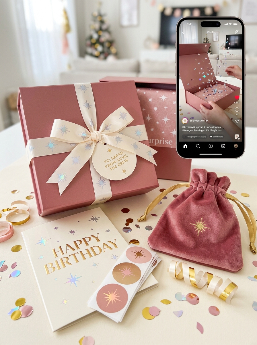 Mastering Birthday Packaging Design Concepts and Visual Aesthetics for Memorable Gifting Image