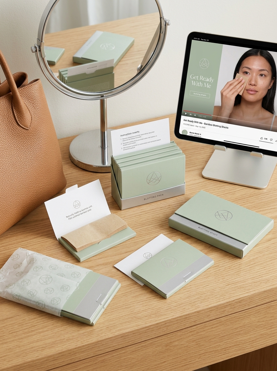 Blotting Paper Packaging Design: Essential Aesthetic Principles and Product Concepts Image