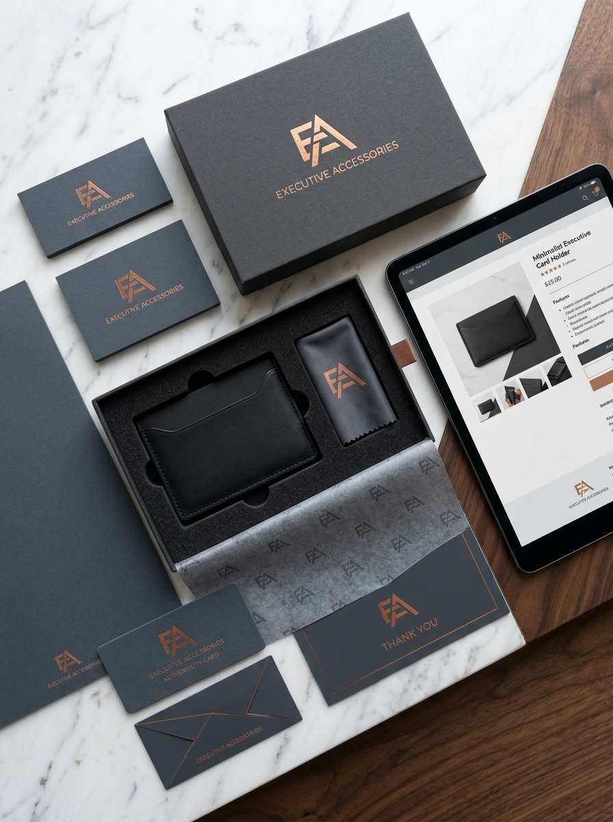 Professional Business Card Holder Packaging: Innovative Design Concepts and Aesthetic Trends Image