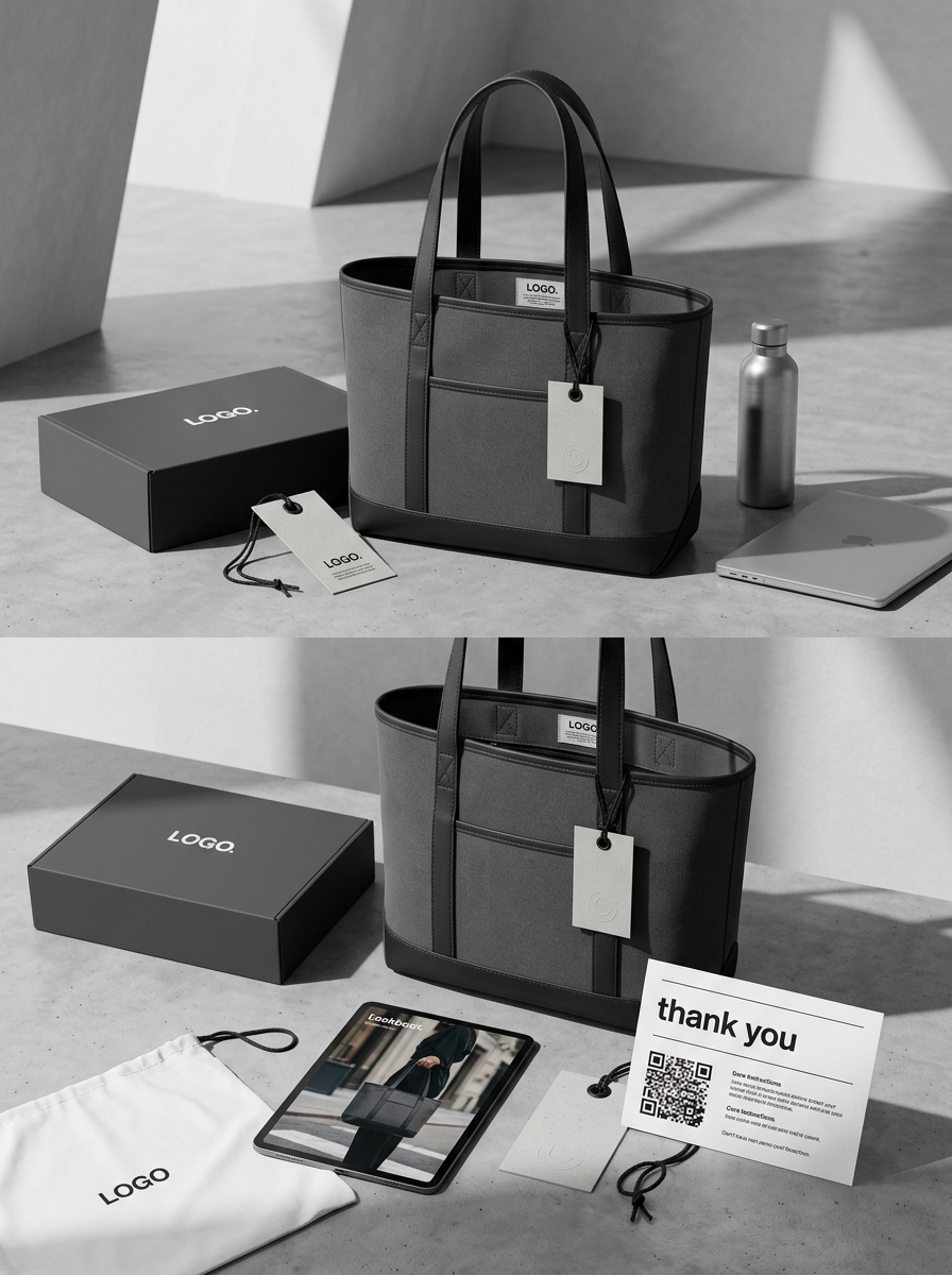 Canvas Tote Bag Packaging Design: Essential Aesthetic and Visual Branding Principles Image