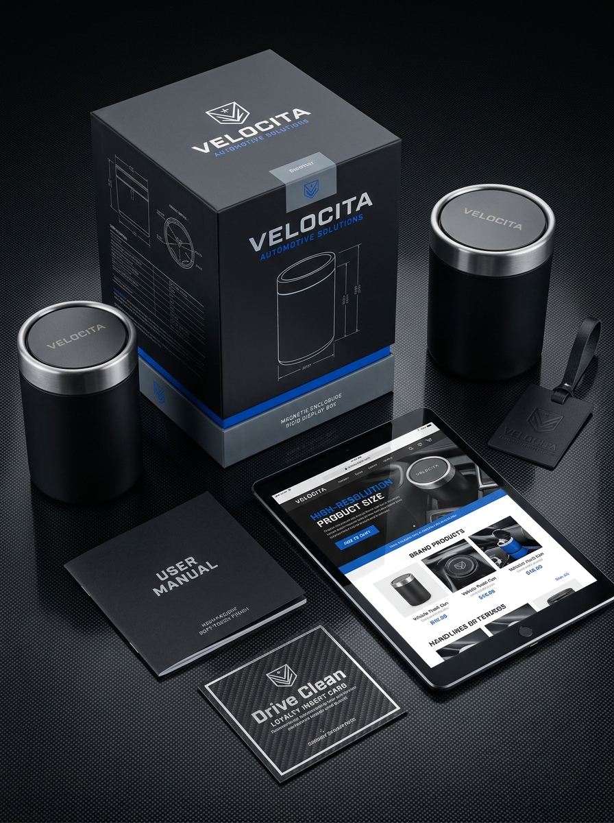 Mastering Car Trash Can Packaging Design: Essential Aesthetic and Visual Concepts Image