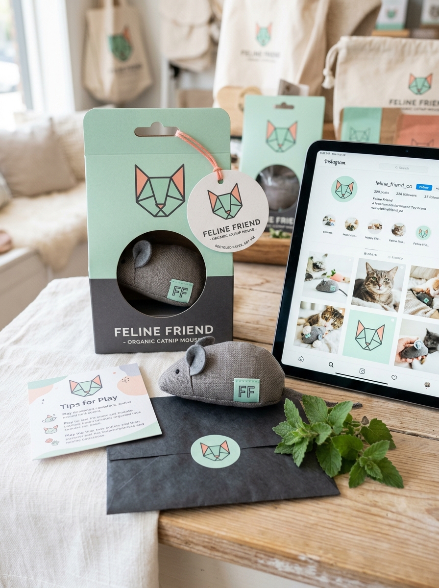 Catnip Scented Mouse Packaging Design: Sensory Aesthetics and Scent Preservation Tips Image