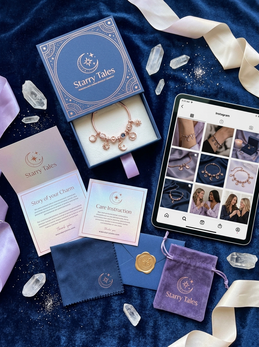 Mastering Charm Bracelet Packaging: Essential Design Aesthetics and Creative Concepts Image