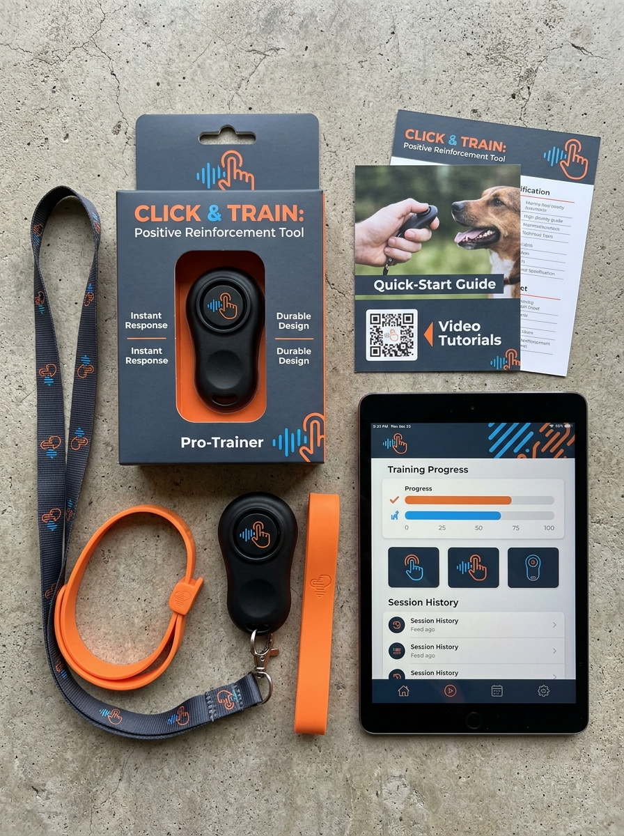 Mastering Clicker Training Tool Packaging Through Impactful Design Concepts and Visual Aesthetics Image