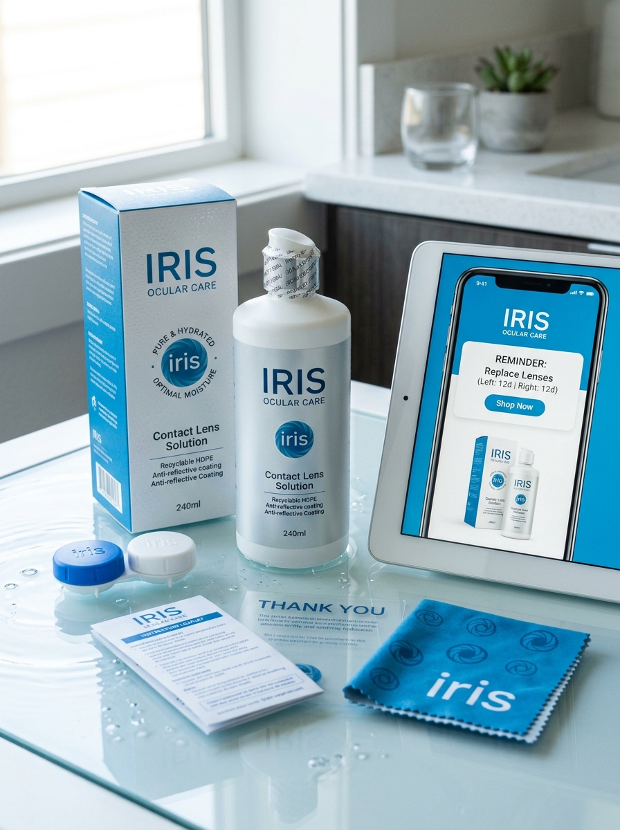 Contact Lens Solution Packaging: Essential Design Principles and Visual Aesthetics Image