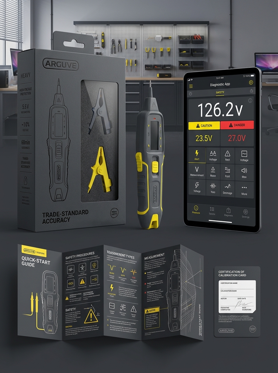 Optimizing Contactless Voltage Tester Packaging Design and Visual Identity Image