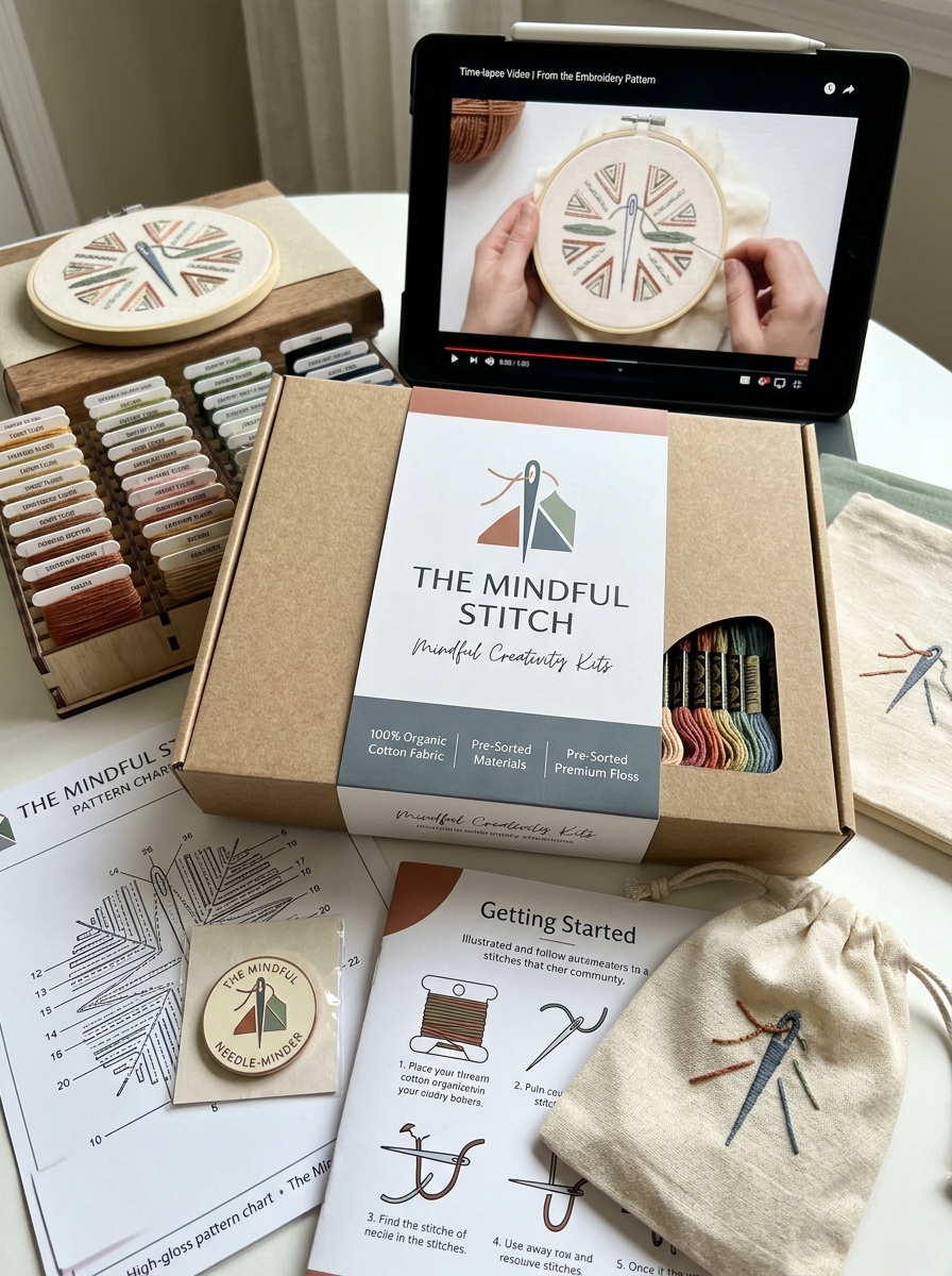Mastering Cross Stitch Kit Packaging: Essential Design Concepts and Visual Aesthetics Image