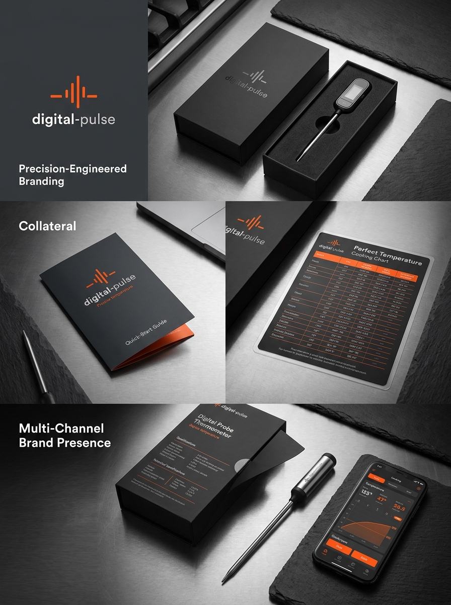 Digital Meat Thermometer Packaging Design: Essential Aesthetic Trends and Functional Principles Image