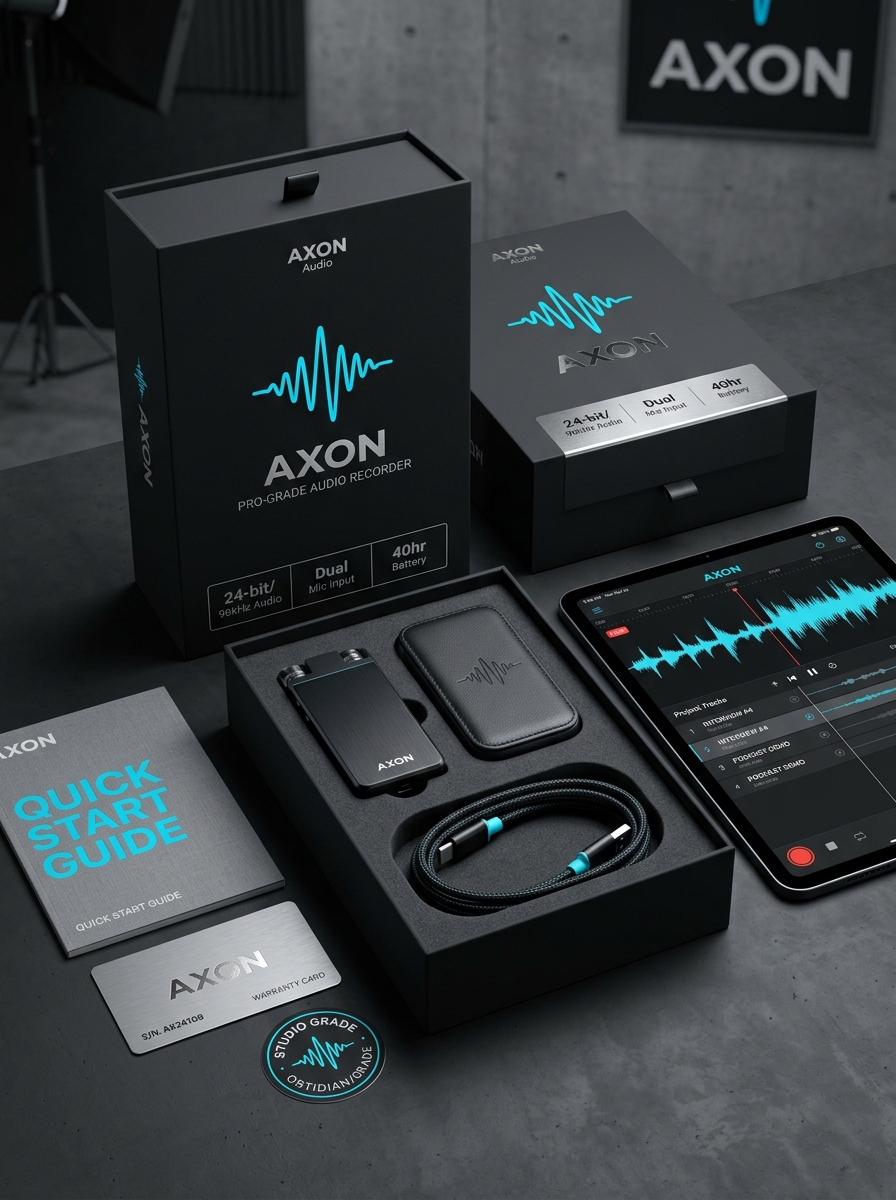 Essential Aesthetic Principles and Conceptual Approaches for Digital Voice Recorder Packaging Image