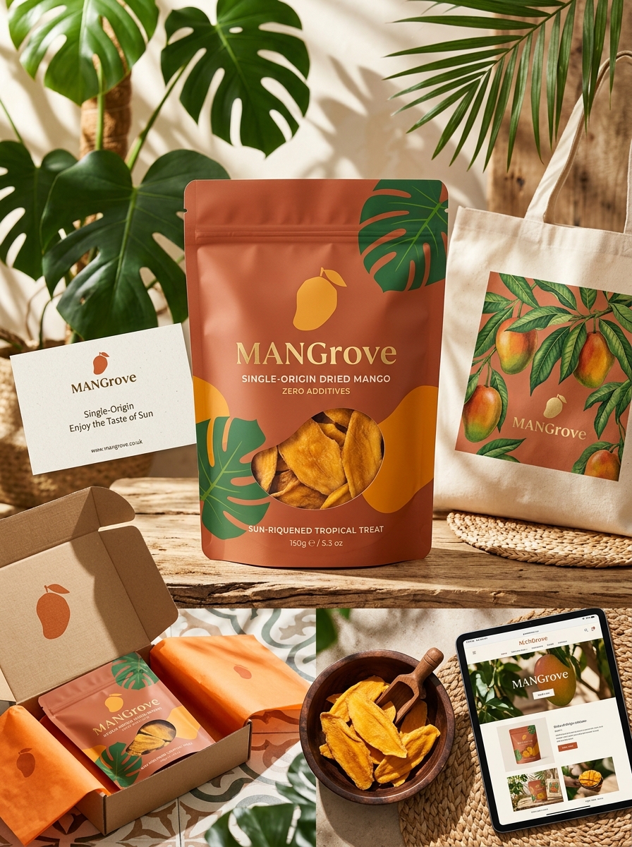 Dried Mango Slices Packaging Design: Concepts and Aesthetic Guidelines Image