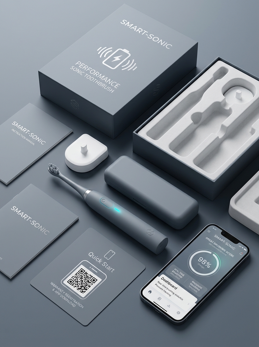 Electric Toothbrush Packaging Design: Essential Aesthetic Principles and Creative Concepts Image