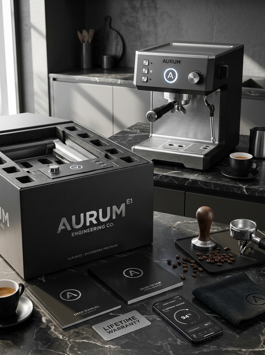 Elevating Espresso Machine Packaging: Key Design Concepts and Visual Aesthetic Trends Image