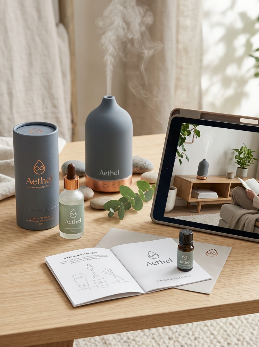 Mastering Essential Oil Diffuser Packaging: Design Concepts and Aesthetic Principles Image