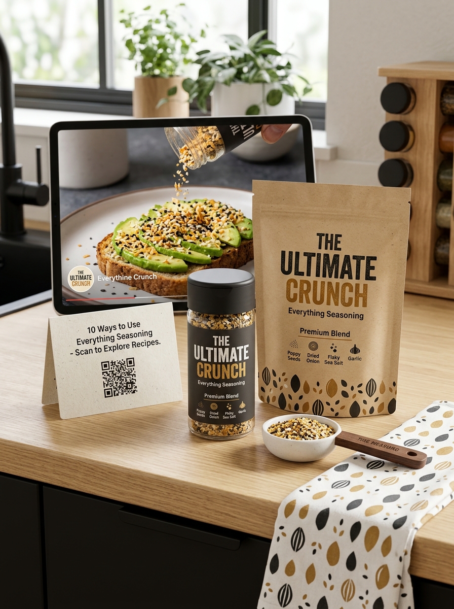 Everything Bagel Seasoning Packaging Design: Aesthetic Concepts and Visual Identity Trends Image