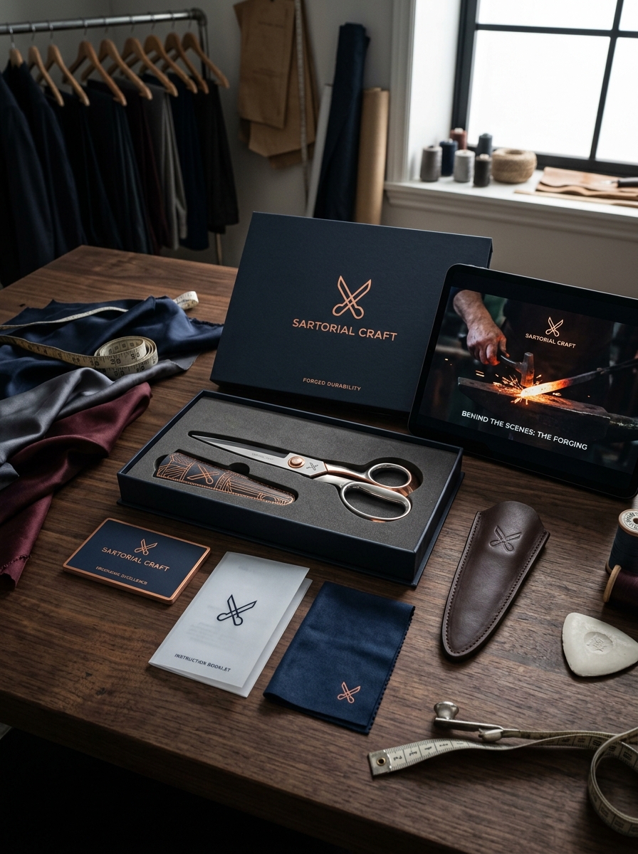 Mastering Fabric Scissor Packaging Design: Key Concepts and Aesthetic Principles Image