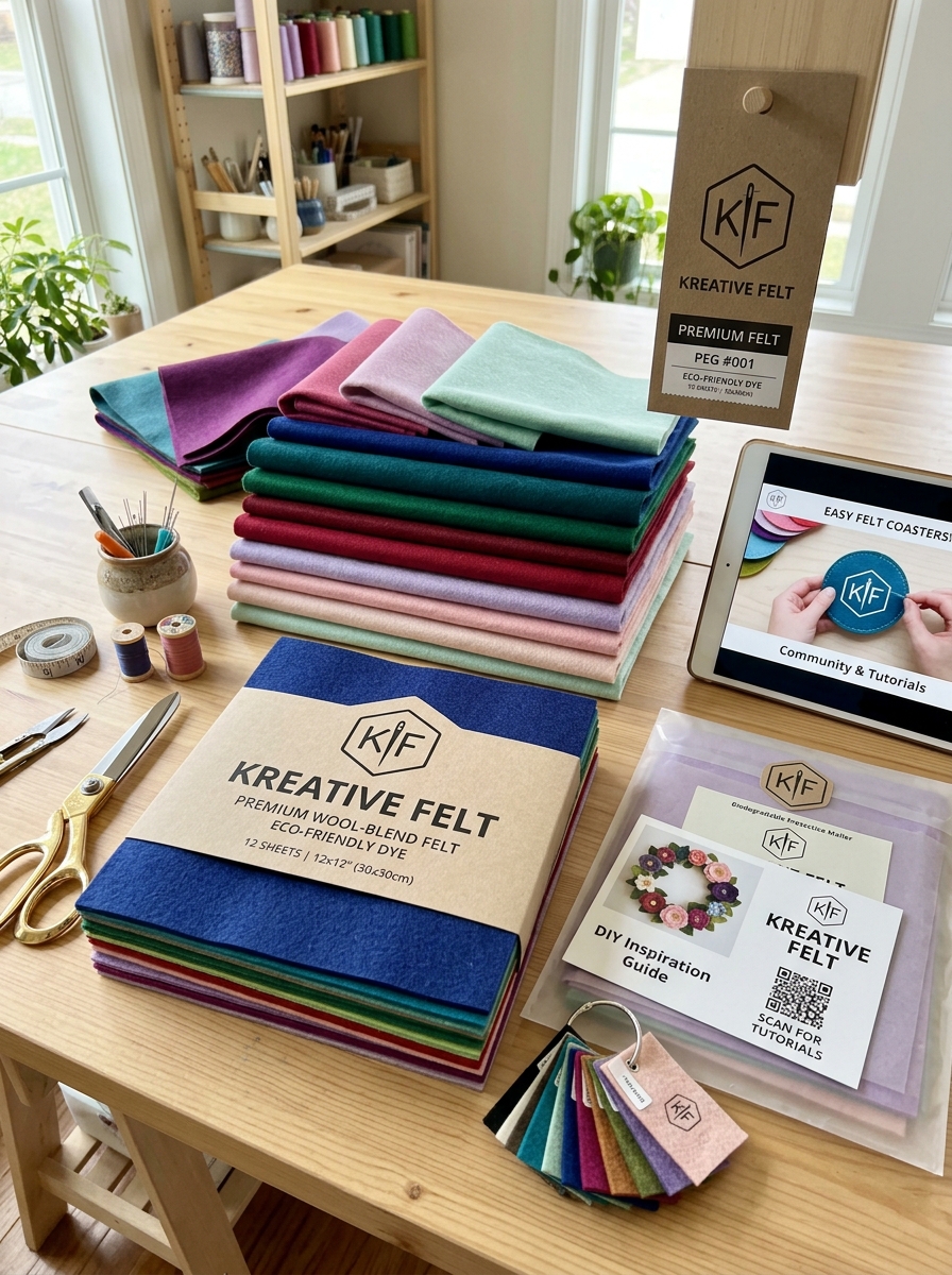 Mastering Felt Sheet Packaging: Design Concepts and Aesthetic Best Practices Image