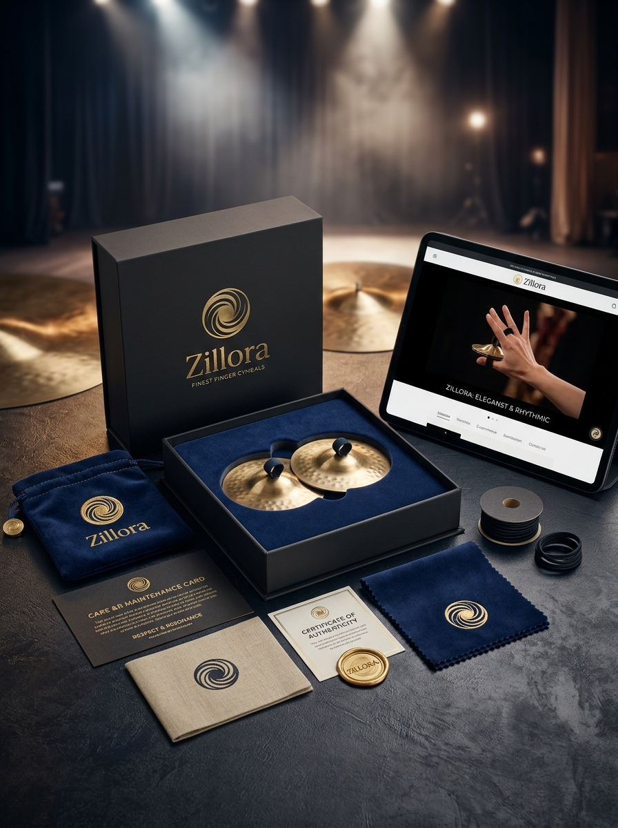Mastering Finger Cymbal Packaging Design Concepts and Visual Aesthetics Image