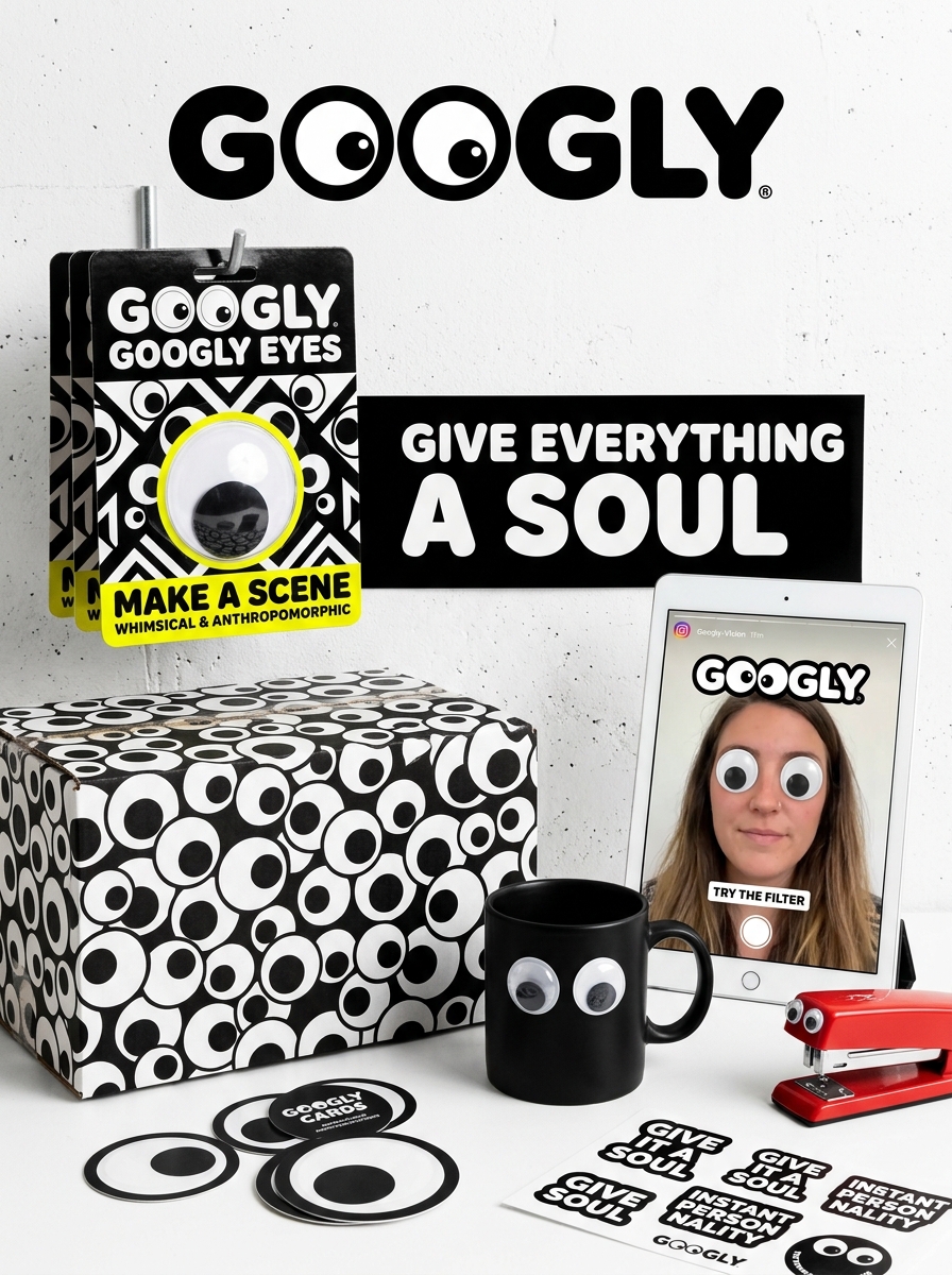 Mastering Visual Identity and Aesthetic Impact in Googly Eye Packaging Design Image