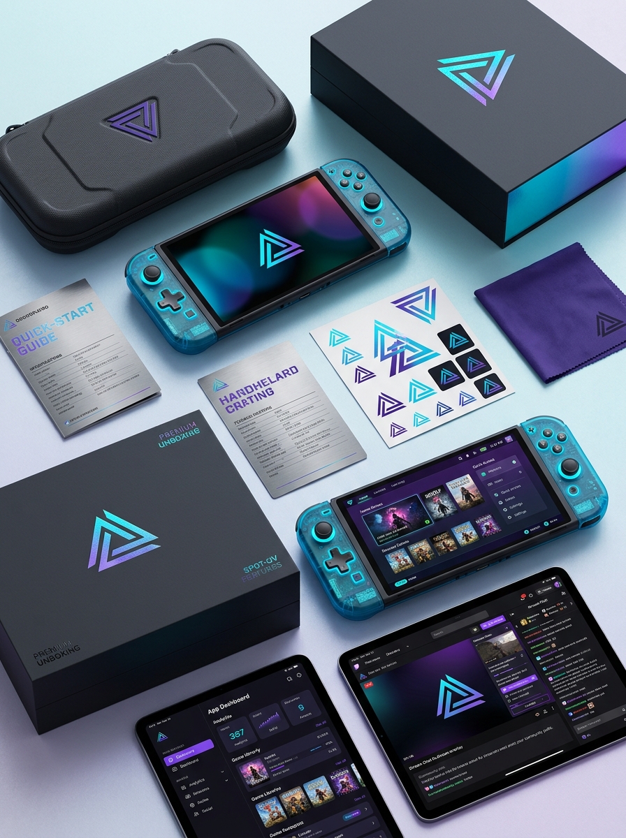 Handheld Gaming Console Packaging: Essential Design Concepts and Aesthetic Principles Image