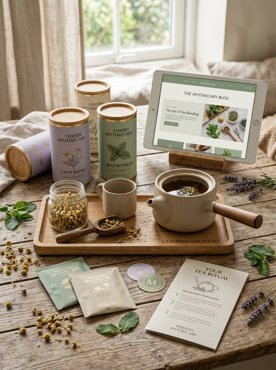 Mastering Herbal Tea Assortment Packaging: Essential Design Concepts and Visual Aesthetics Image