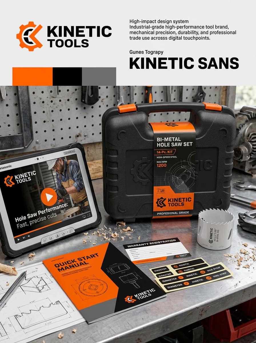 Mastering Hole Saw Set Packaging Design Concepts and Visual Aesthetics Image
