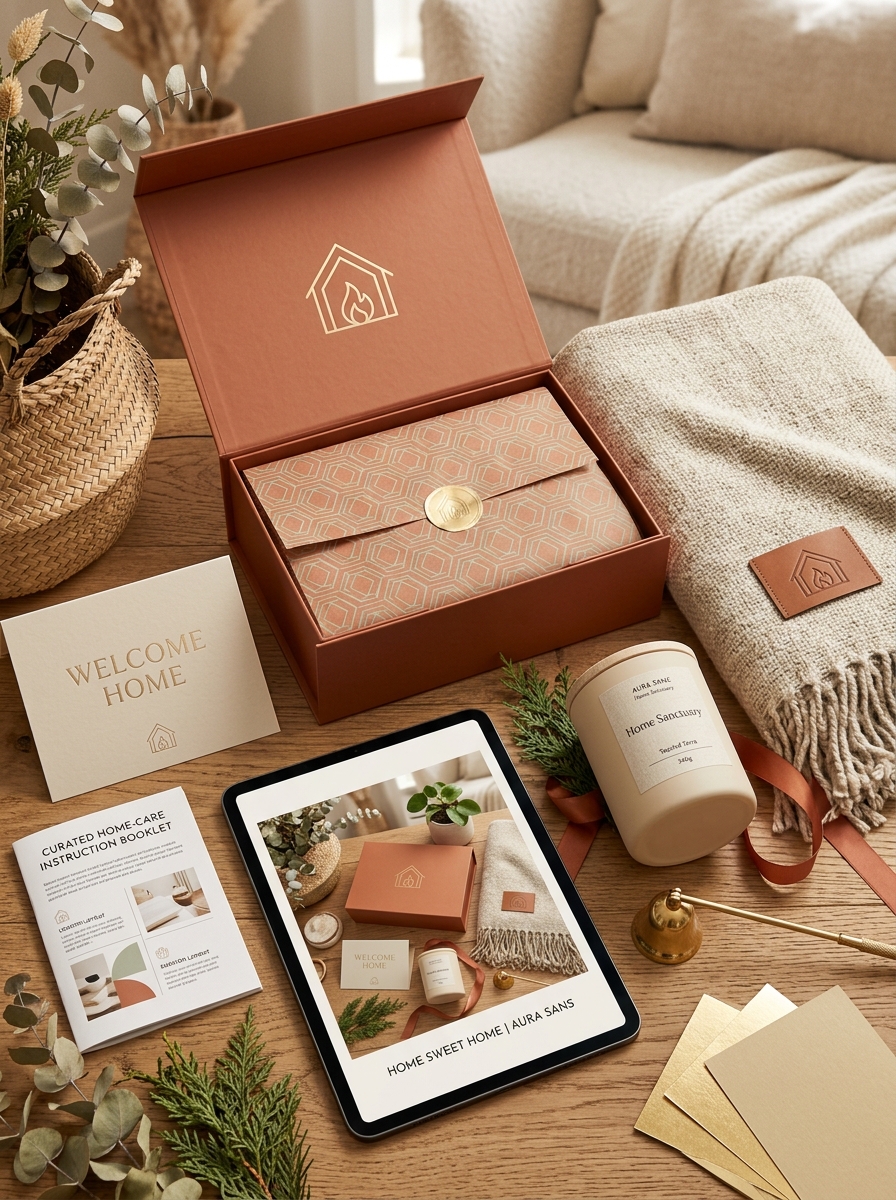 Creative Housewarming Packaging Design Concepts and Modern Aesthetic Gifting Tips Image