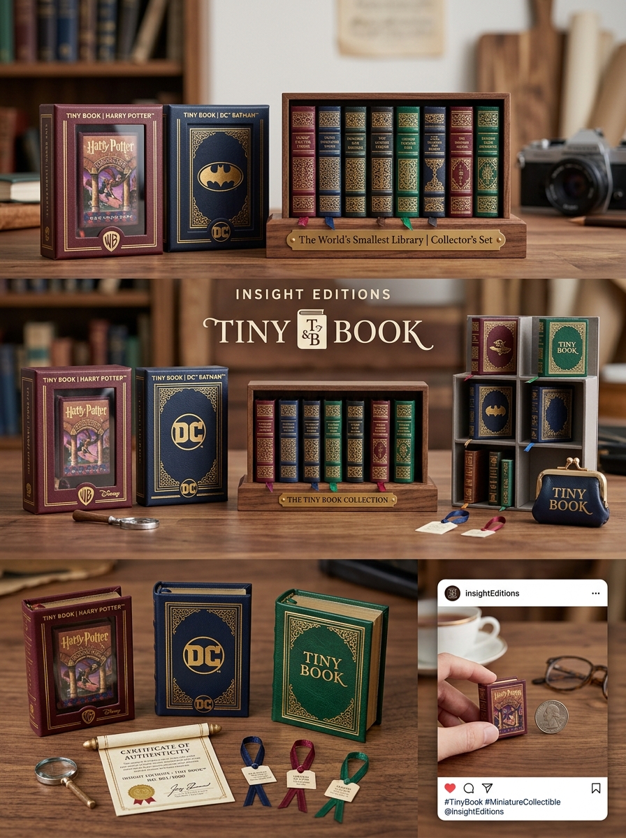 Insight Editions Tiny Book Packaging: Design Principles and Aesthetic Standards Image