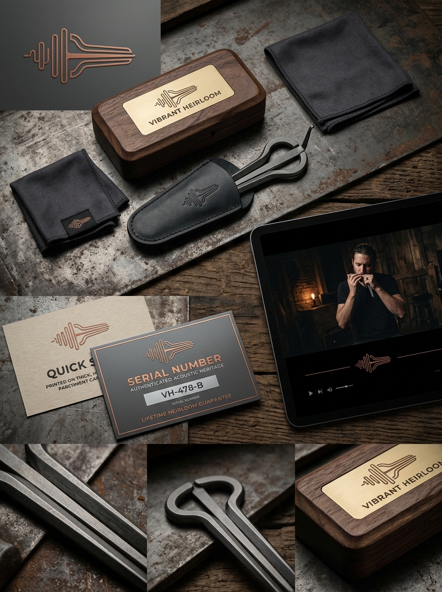 Mastering Jaw Harp Packaging Design: Key Aesthetics and Brand Identity Concepts Image