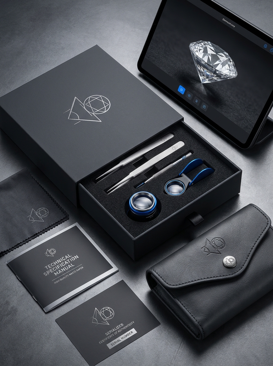 Mastering Jeweler Loupe Packaging Design Concepts and Visual Aesthetics Image