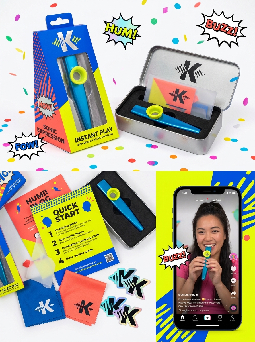Kazoo Packaging Design: Essential Aesthetic Principles and Visual Identity Image