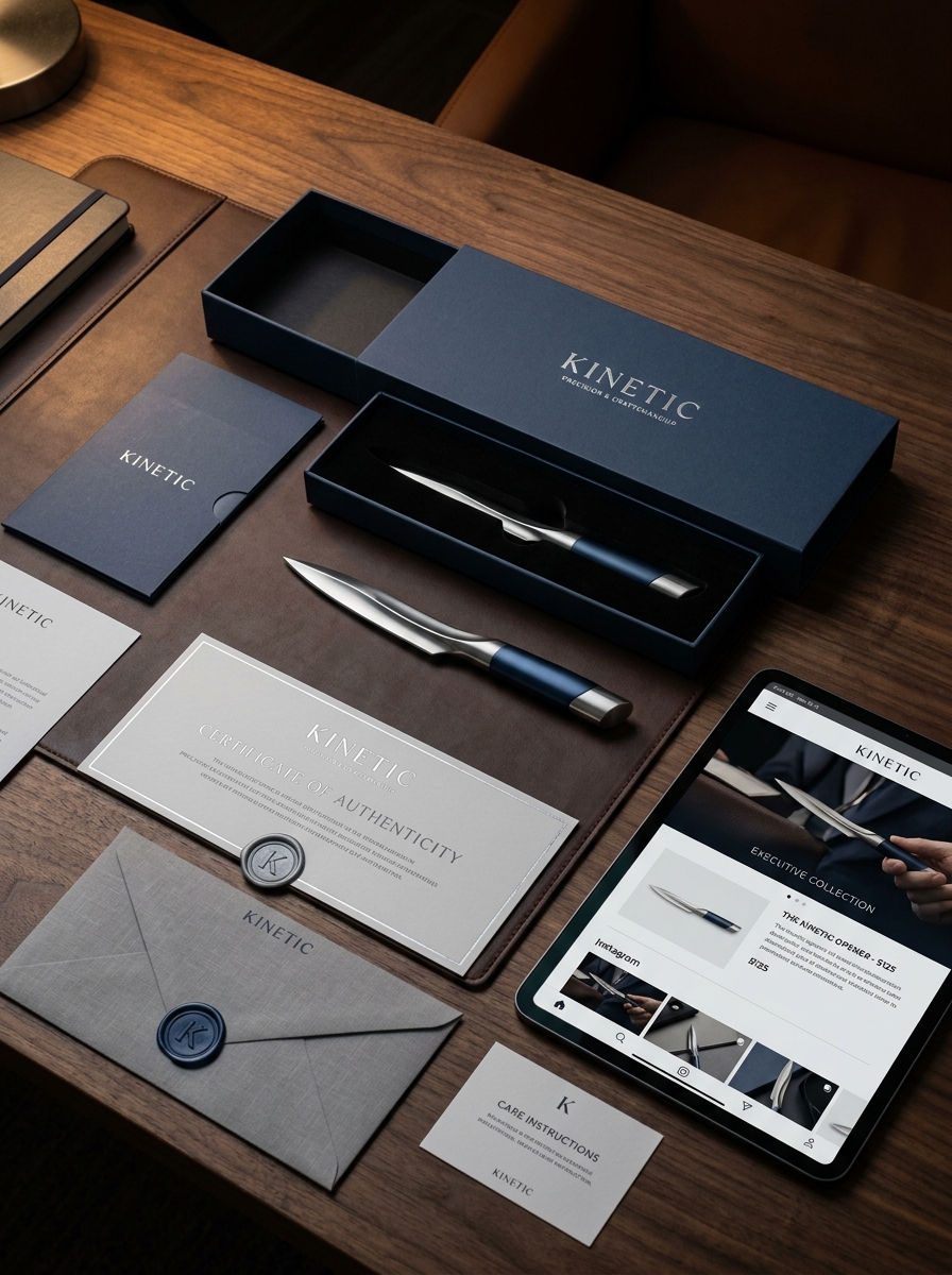 Elevating Letter Opener Packaging through Conceptual Design and Aesthetic Precision Image
