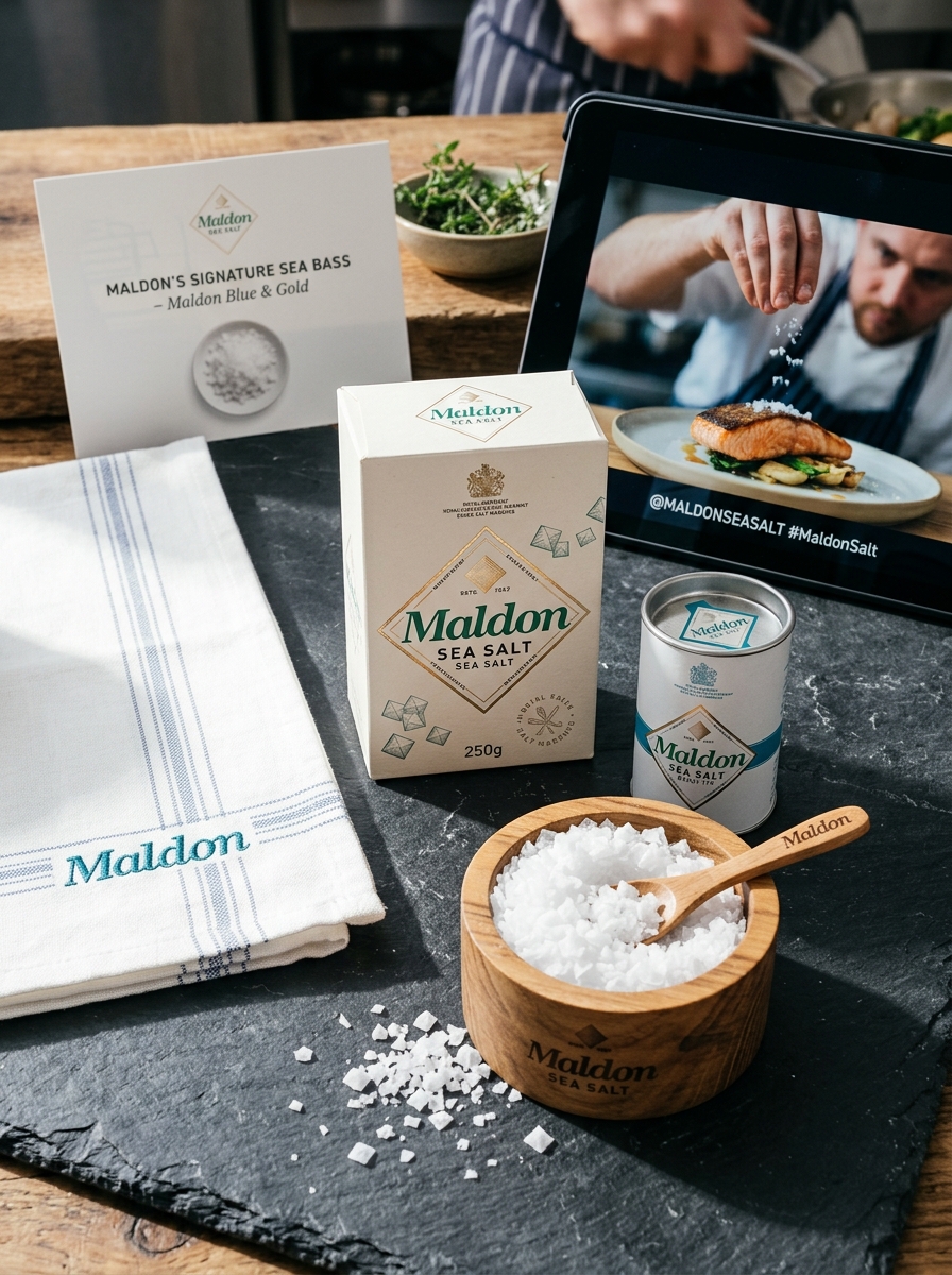 Mastering Maldon Sea Salt Flakes Packaging: Design Concepts and Premium Aesthetics Image