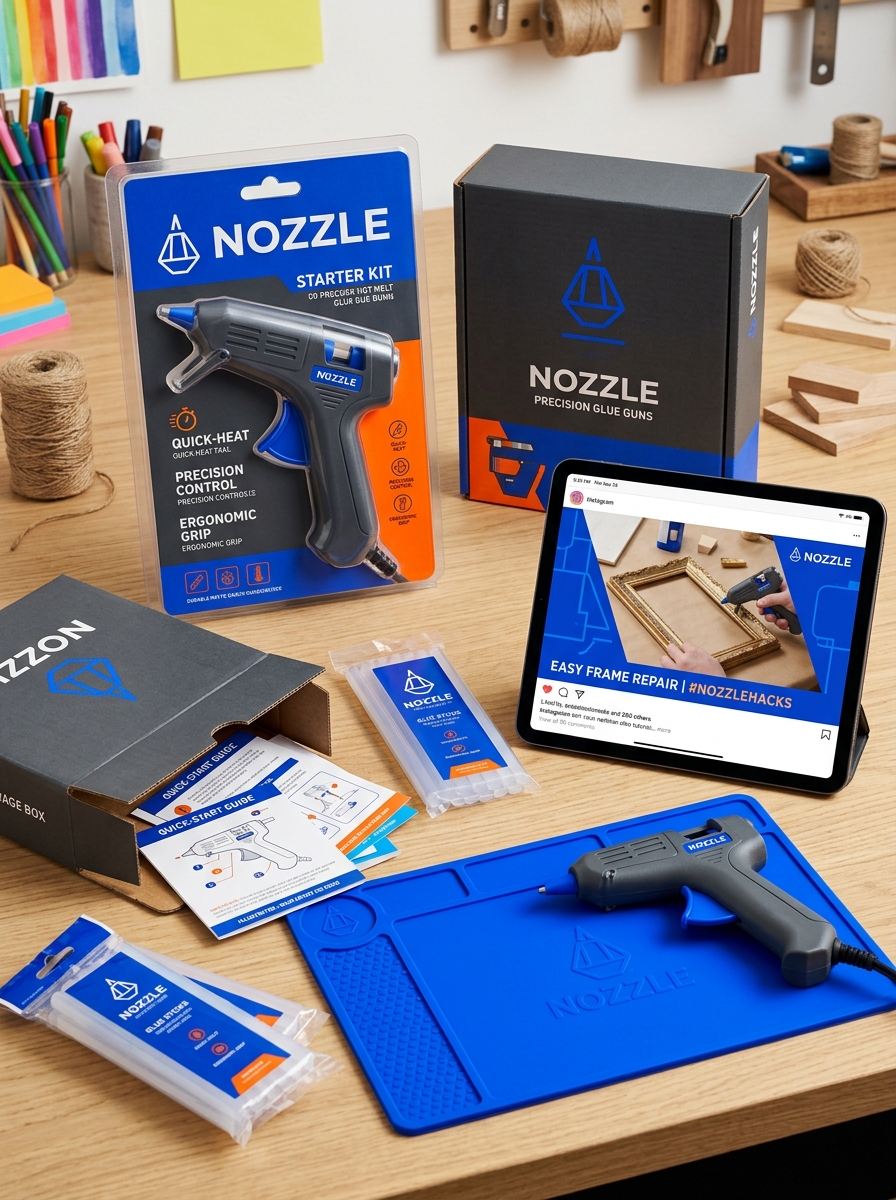 Maximizing Mini Glue Gun Packaging Impact Through Innovative Design Concepts and Visual Aesthetics Image