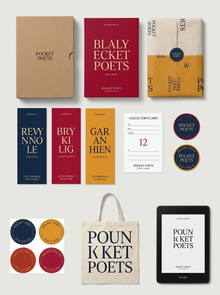 Pocket Poets Series Packaging Design: Essential Aesthetic and Concept Principles Image