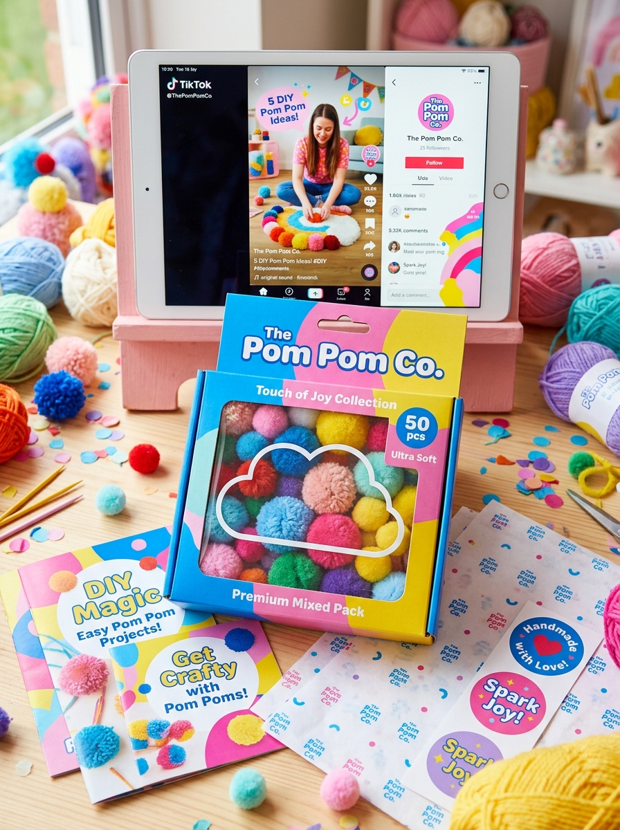Pom Pom Packaging Design: Essential Aesthetics and Creative Concepts Image