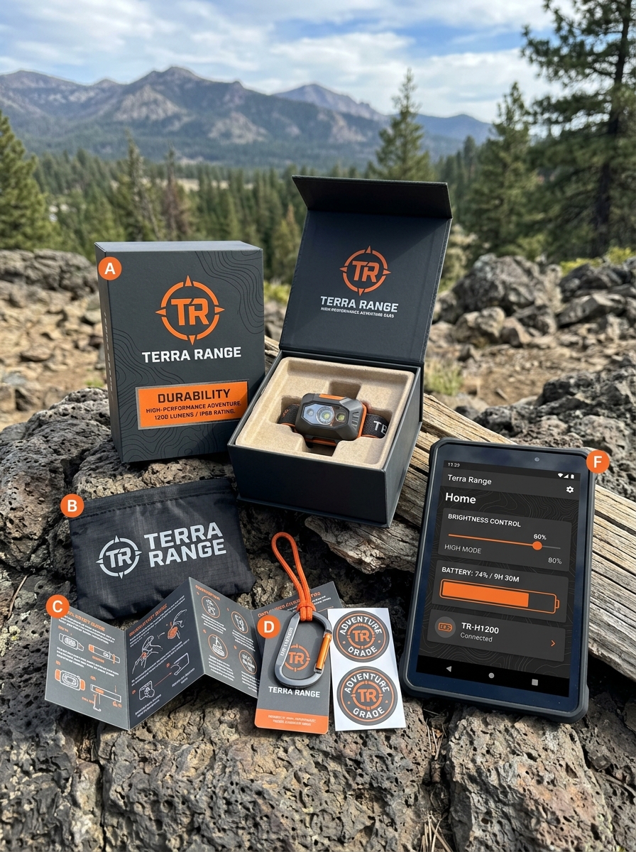 Essential Portable Camping Lantern Packaging Design Principles and Visual Aesthetics Image
