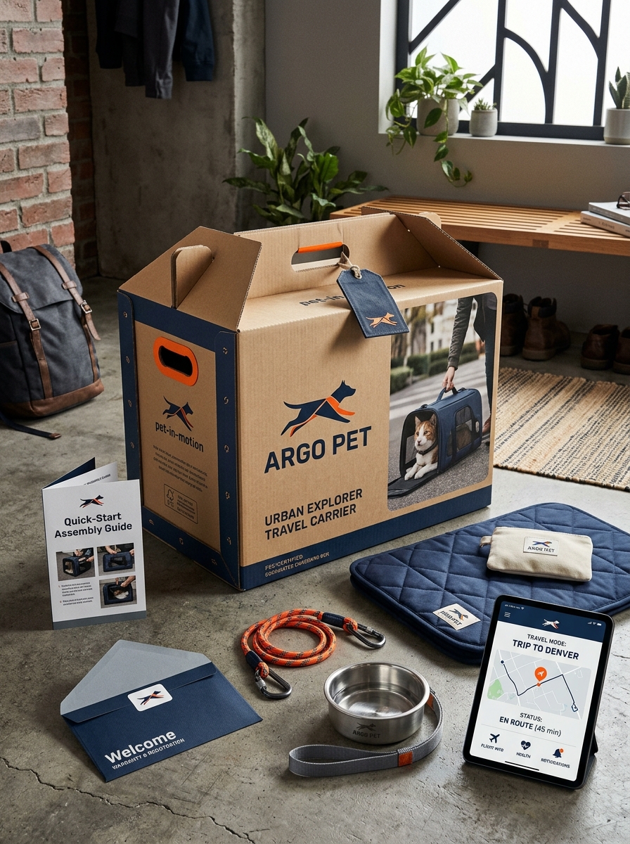 Optimizing Portable Pet Carrier Packaging: Essential Design Concepts and Visual Aesthetics Image