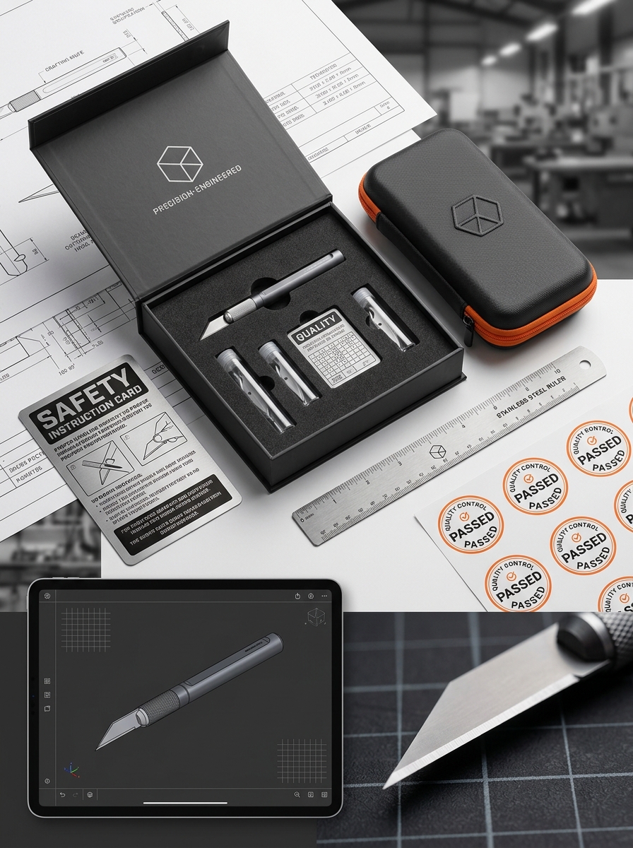 Precision Craft Knife Packaging: Expert Design Concepts and Aesthetic Principles Image