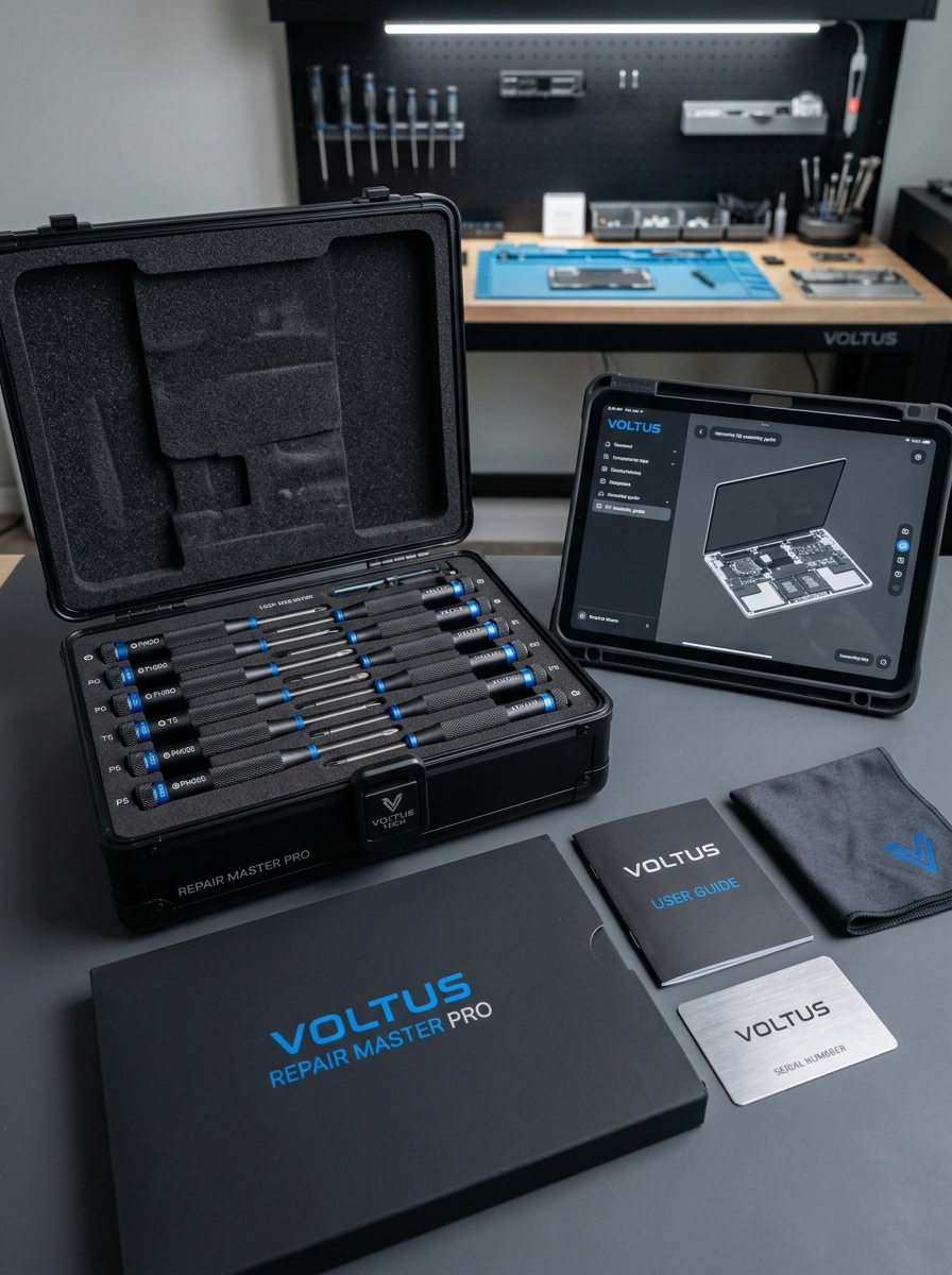 Mastering Aesthetic and Functional Design Concepts for Precision Screwdriver Set Packaging Image