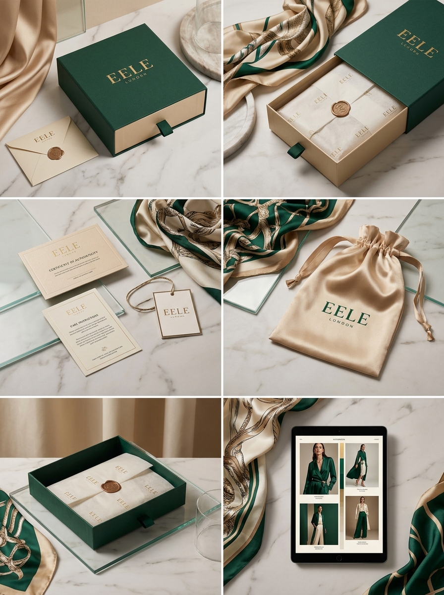 Mastering Printed Silk Scarf Packaging: Design Concepts and Luxury Aesthetic Principles Image