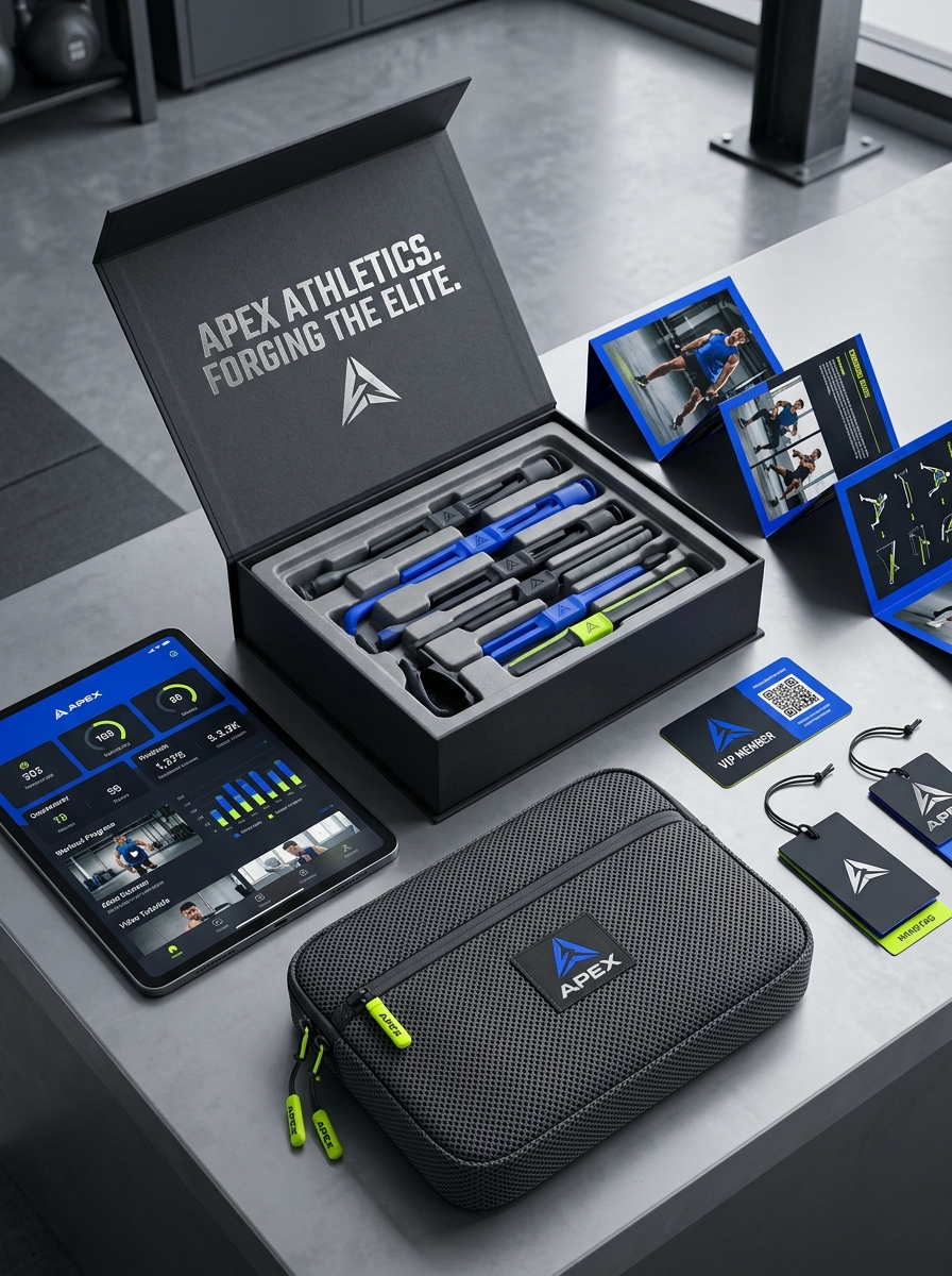 Resistance Band Set Packaging Design: Essential Concepts and Aesthetic Principles Image