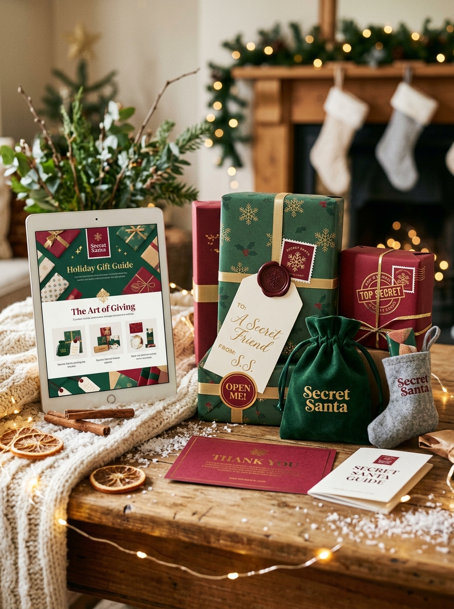 Mastering Secret Santa Packaging Design and Festive Gift Aesthetics Image