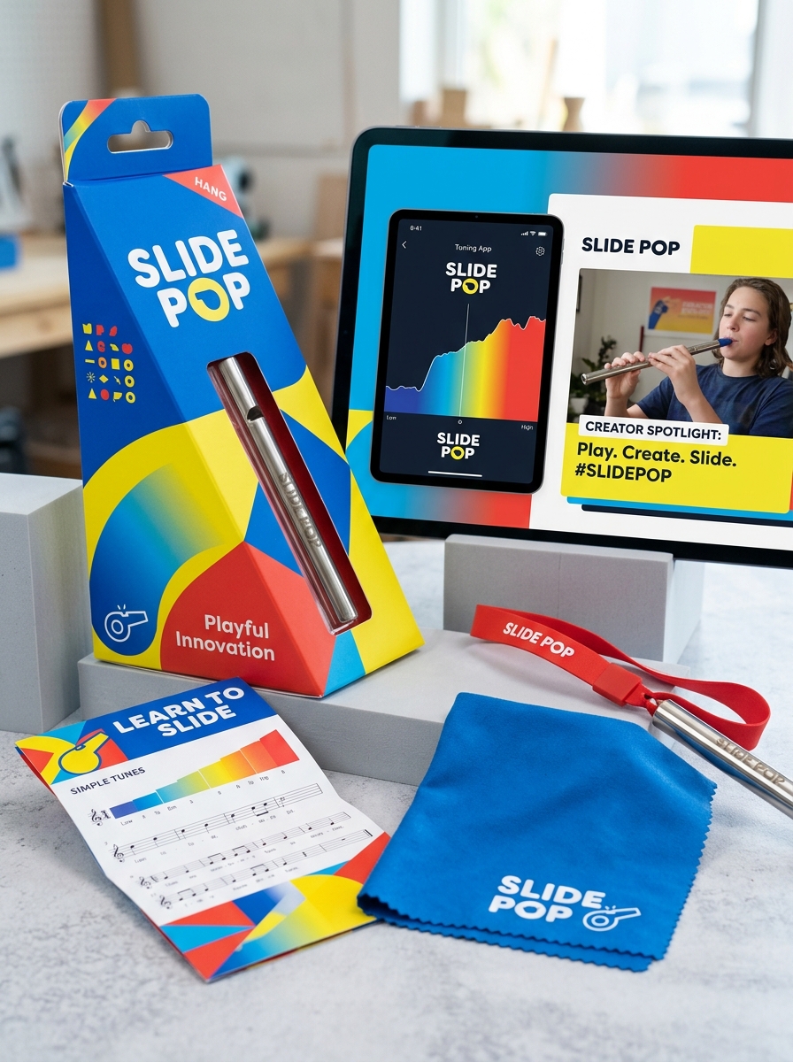 Mastering Slide Whistle Packaging: Key Design Concepts and Aesthetic Principles Image