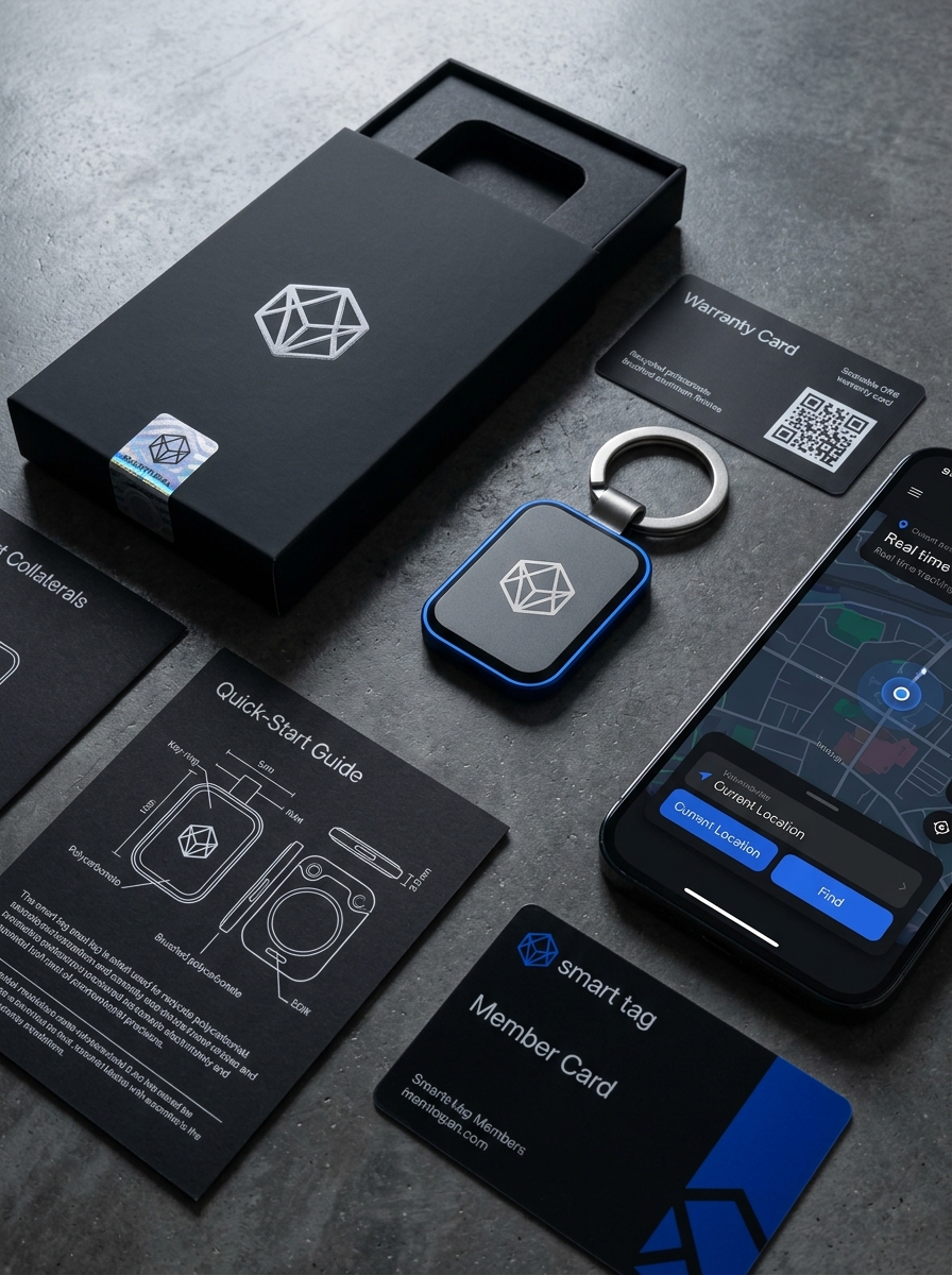 Smart Tag Packaging Design: Optimizing Aesthetics and Digital Integration Concepts Image